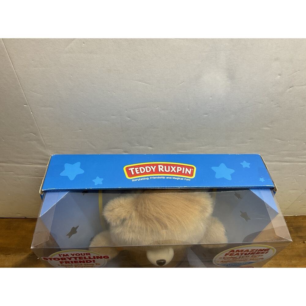 Teddy Ruxpin Talking Animatronic Bear 2017 LCD Eyes Bluetooth - Picture 4 of 12
